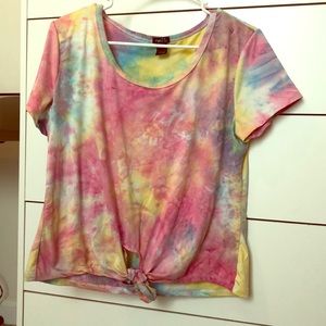 Tie-dye crop top